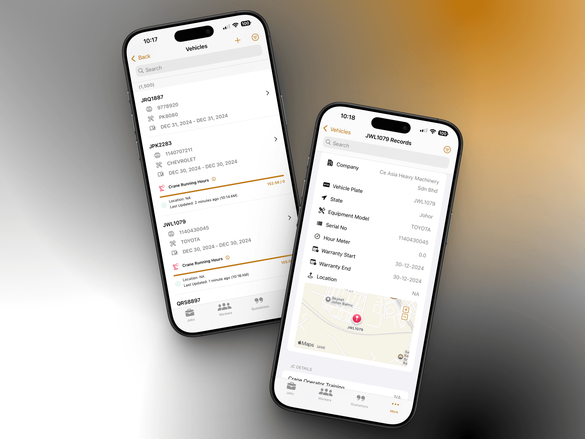 CEASia Fleet Tracking